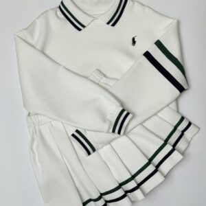 Костюм для дівчат а+b+c Білий, 170