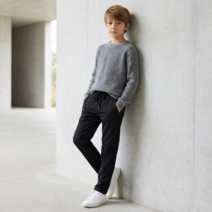 Штани слакси чорний