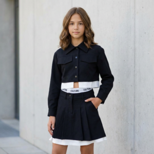 Костюм (спідниця_двійка+піджак) Colabear чорний