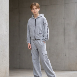 Костюм спортивний Сірий/Бежевий