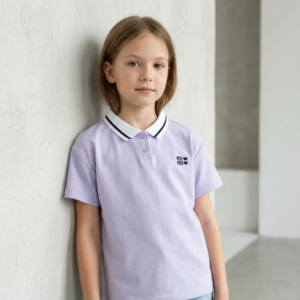 Футболка поло LE-ZC Бузковий