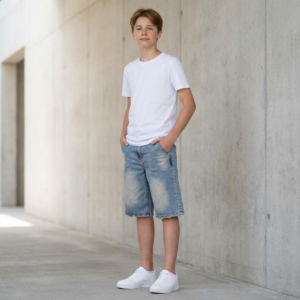 Шорти Ayugi Голубий/Коричневий