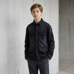 Сорочка джинсова Ayugi Сірий