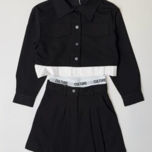 Костюм (спідниця_двійка+піджак) Colabear чорний