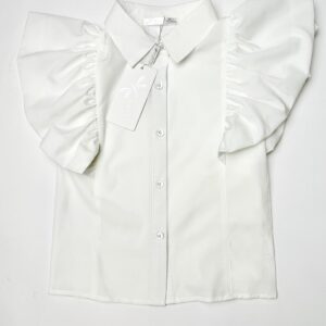 Блузка короткий рукав Айворі