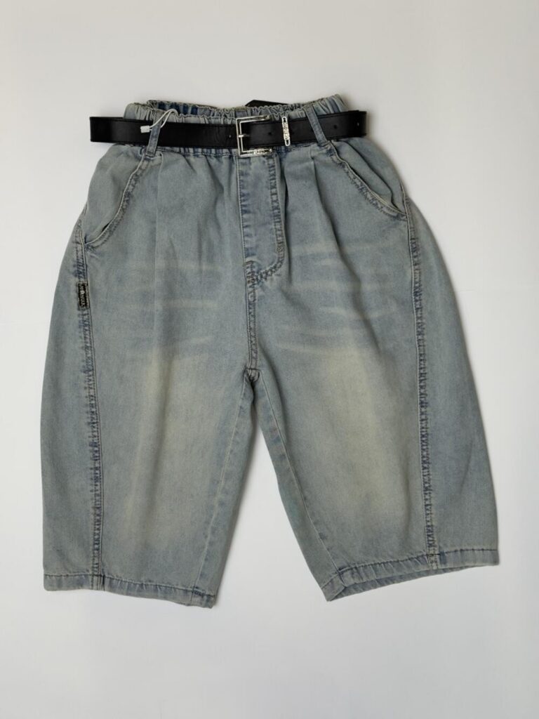 Шорти з поясом ззаду лейбл Denim